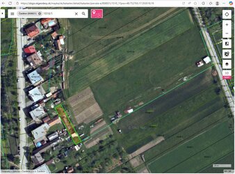 pridomová záhrada a dvor za RD s.č. 160, 229, 161, 162