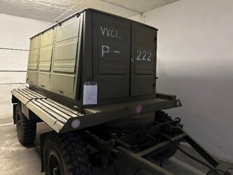 Elektrocentr&aacute;la EC-60 kW ČSAD s podvozkom