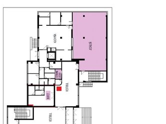 1 m2 vo vestibule pred bufetom