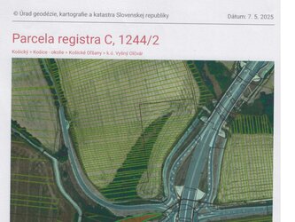 KNC č. 1244/2, k.&uacute;. V.Olčv&aacute;r