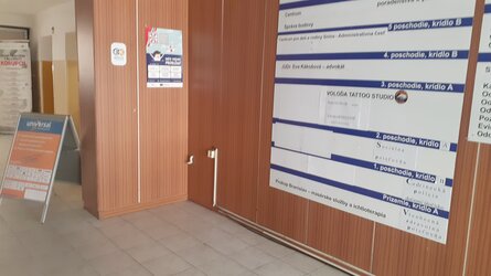 Vstupn&yacute; priestor, pr&iacute;zemie, O&Uacute; Snina