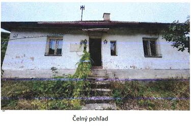 Nehnuteľnosti k.ú. Rudno nad Hronom, LV č. 200, podiel 1/1, značka: Neotvárať:2024/001192 Čelný pohľad RD