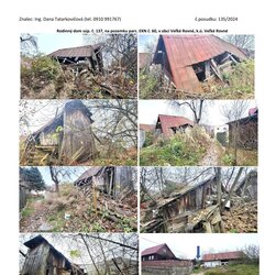 Parcela KN-E č. 60 a stavba s. č. 137 v podiele 1/1 v k.ú. Veľké Rovné Pozemok s rod. domom v k.ú. Veľké Rovné