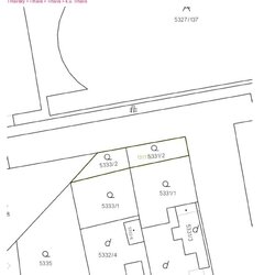 Novovytvorená parcela registra C KN 5333/2 - k.ú. Trnava parcela C KNč. 5333/2 novovytvorená