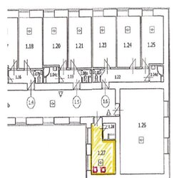 Levice - nájom nebytového priestoru - 2 m2 – Kasárne Duklianske Budova súp. č. 5232 v k.ú. Levice