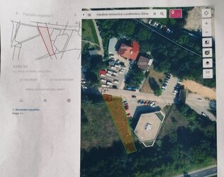 Ponuka č. 192/2025: Nájom časti pozemku, Žilina Mapka
