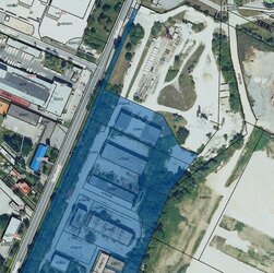 Priemyselný areál - Pivovarnícka ulica, Topoľčany Katastrálna mapa