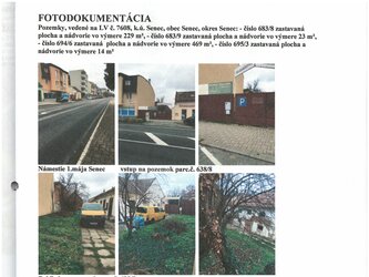 ponúkané pozemky