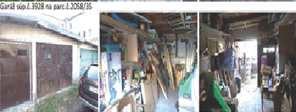 Gar&aacute;ž so s.č. 3928 s pozemkom